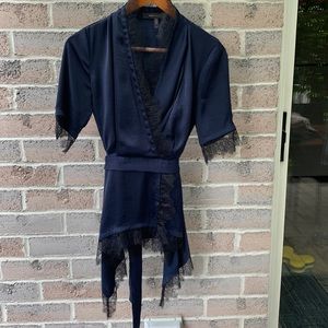 Navy BCBG Max Azria Eunice Blouse